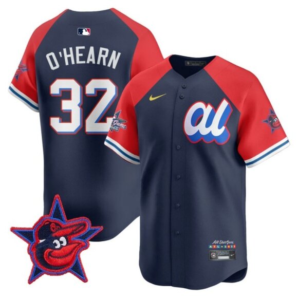 Mens Youths Kids Womens Ryan O'Hearn Navy Red 2025 All Star Jersey Stitched